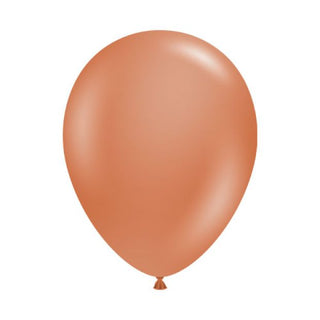 28cm Latex Balloon - Burnt Orange