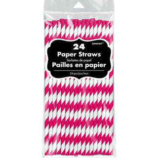 Paper Straws Red