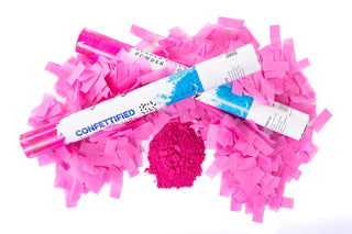 Pink Confetti & Holi Powder Popper