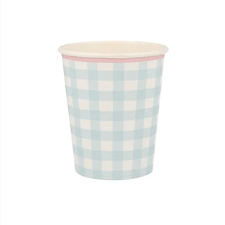 Gingham Cups