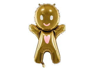 Gingerbread Foil Balloon - BAM Party and Events