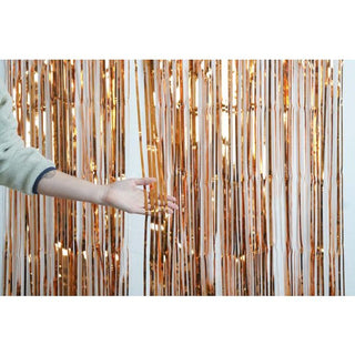 Foil Curtain - Metallic Copper