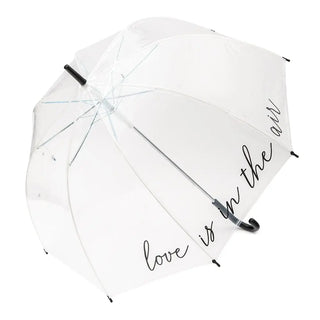 Love Is In The Air Clear Umbrella