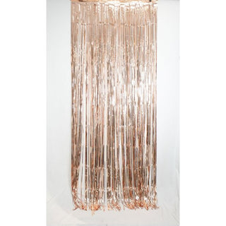 Foil Curtain - Metallic Pink Rose Gold