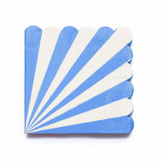 Striped Paper Napkin - Blue