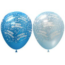 Happy Birthday 11” Latex Balloon - Blue