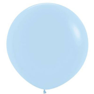 90cm Latex Balloon - Pastel Blue