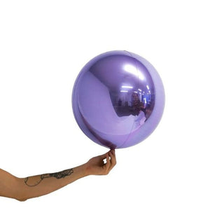 Metallic Lilac 35cm Loon Ball