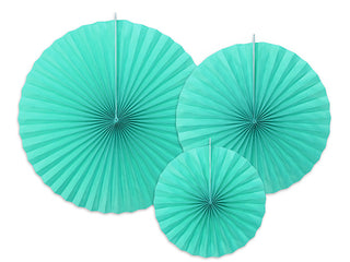 Tiffany Blue Rosettes (Pack of 3)